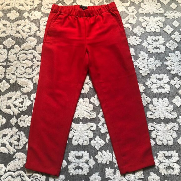 Banana Republic Pants - Banana Republic Hayden, Red, Polyester, Pull-on, Dressy,Trousers/Pants, Sz Small